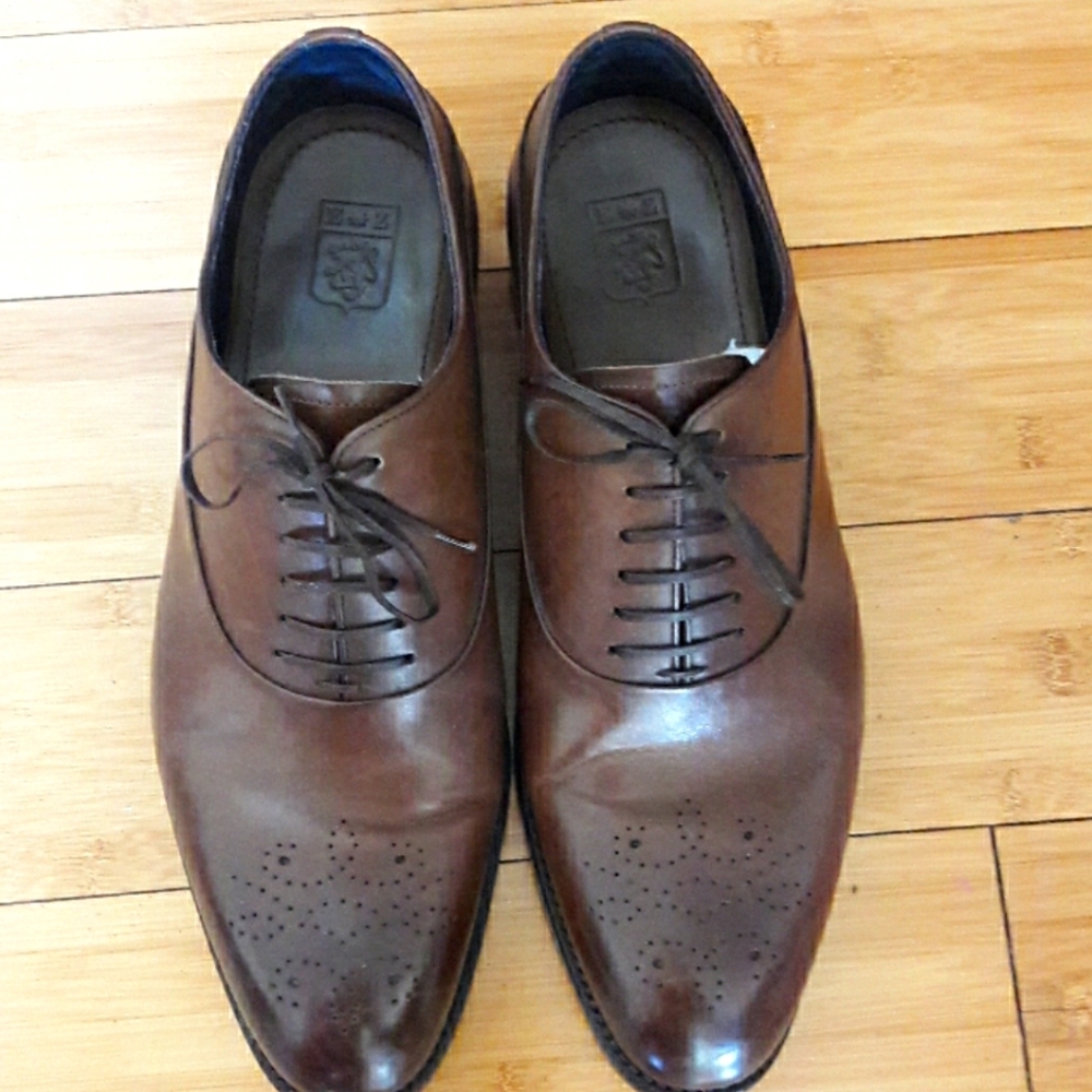 Oxford Brown shoes size 8=9 in US